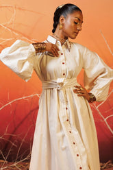 Minutiae - Aurora - Irish Linen - Off White - 1 Piece